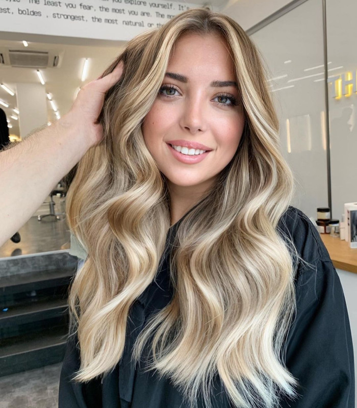 Fresh beige .#beigeblonde #hairofinstagram #balayage